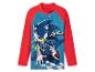 Kinder zwemshirt, lange mouwen, rood en blauw, Sonic the Hedgehog.