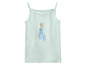 Een lichtblauwe tanktop met afbeelding van Elsa uit Frozen.