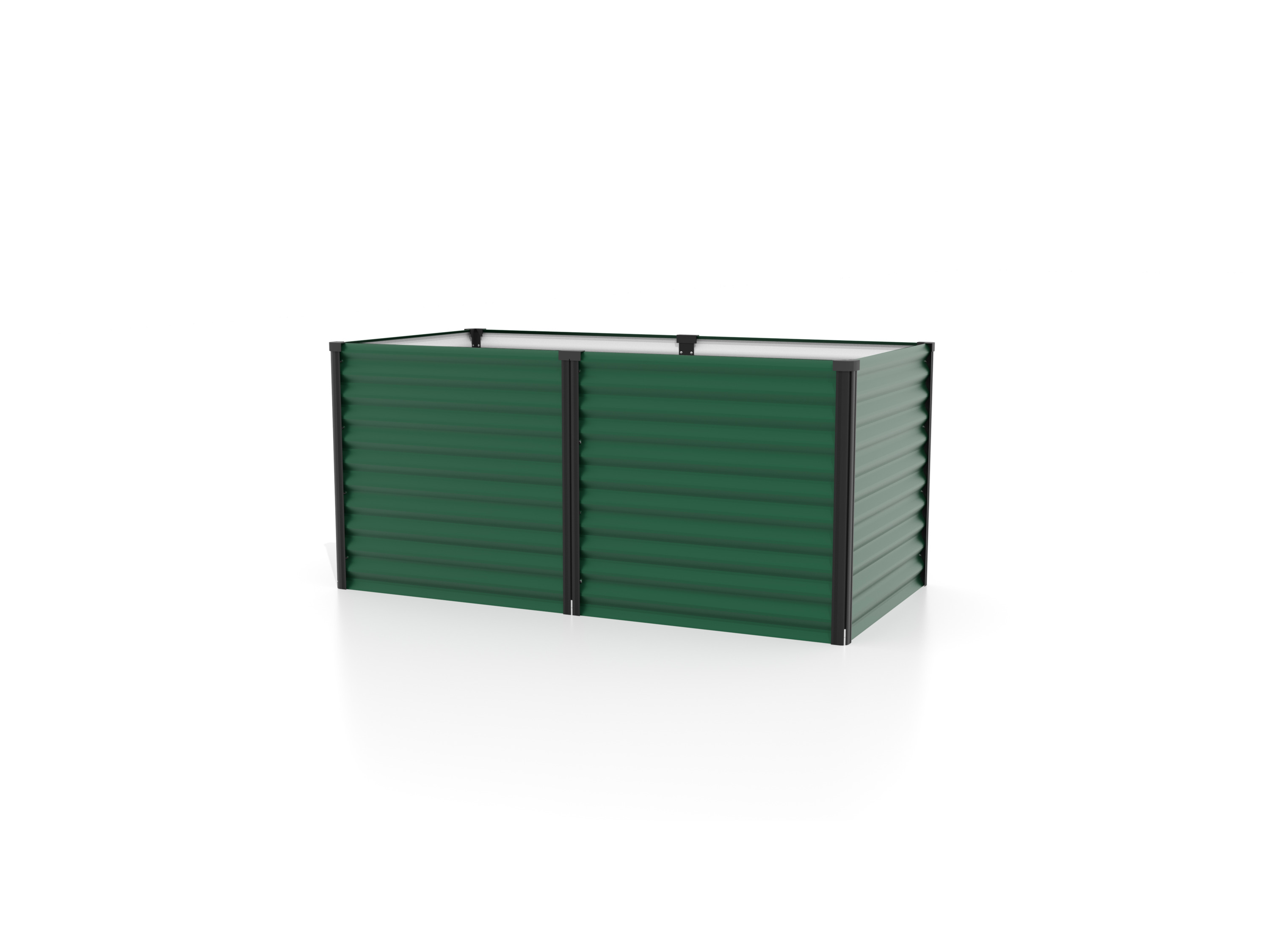 VITAVIA Metalen hoge kweekbak Meta - 63 of 86 cm hoogte (858, zeegras/zwart)