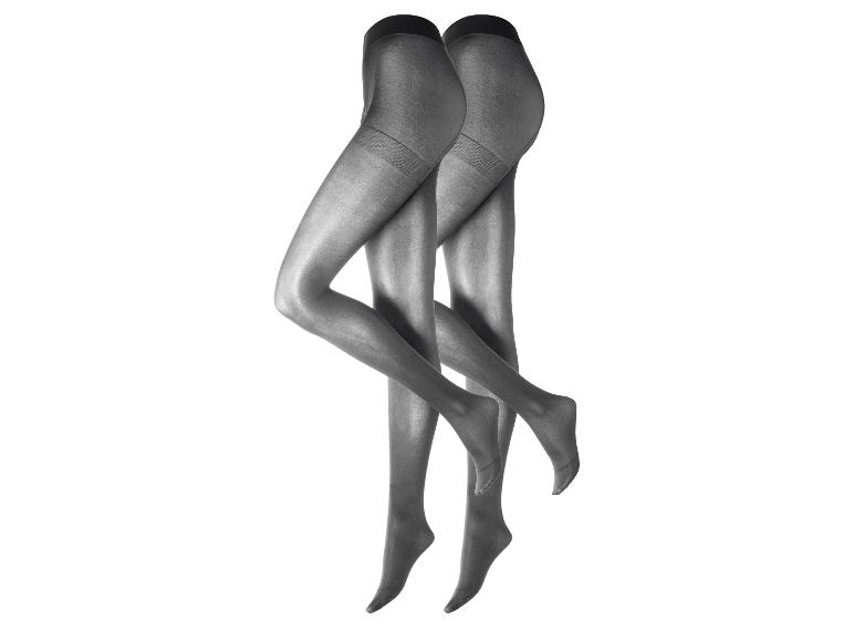 ESMARA® Dames Premium Thermopanty's, 2 stuks, in grijs op een witte achtergrond