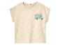 Beige baby t-shirt met surfbus print.