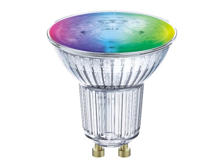 Slimme LED-lamp met GU10-fitting en regenboogkleurig lichteffect