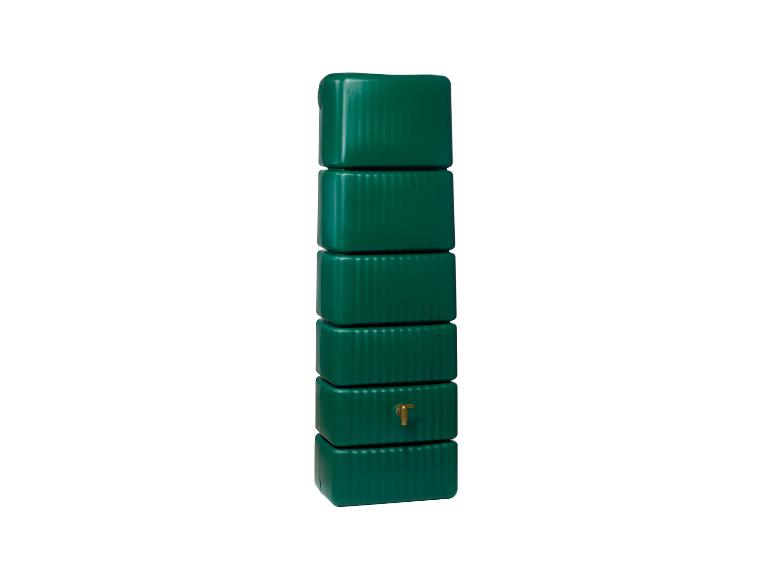 Groene modulaire regentonnen toren met kraan