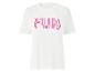Wit T-shirt met korte mouwen en roze 'FUN'-tekst