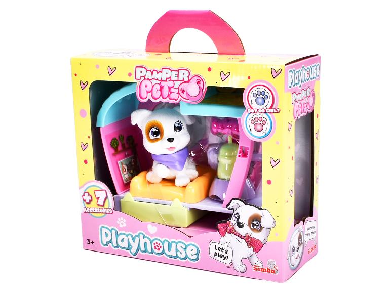Simba Pamper Petz speelhuis met 7 accessoires.