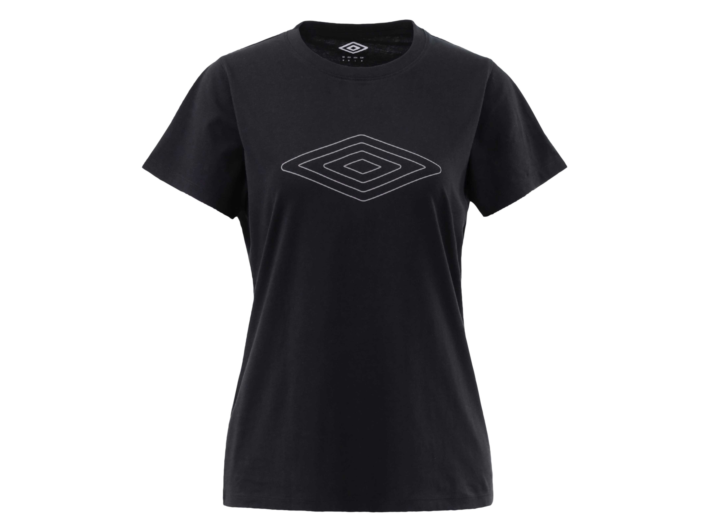 UMBRO Dames T-shirt (Zwart, S)