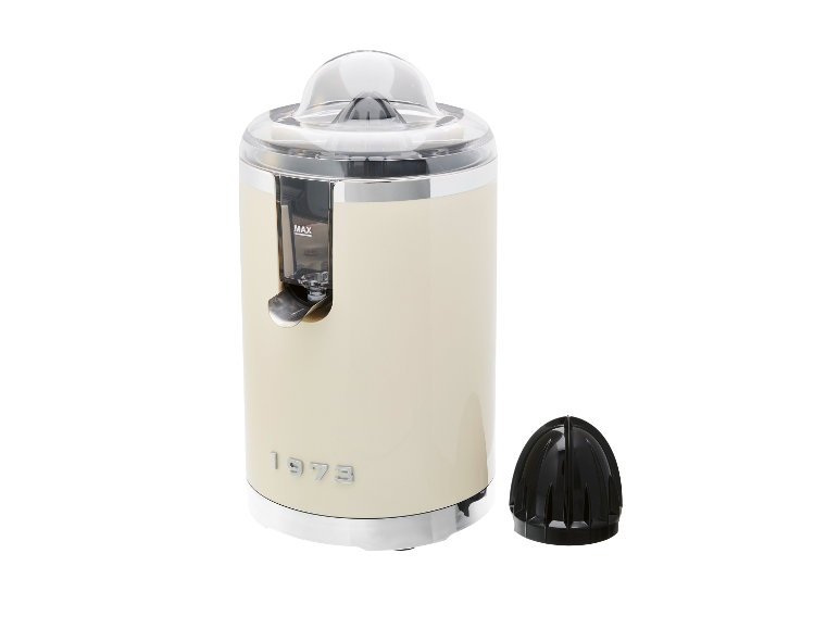 Retro citruspers in crèmekleur uit 1973.