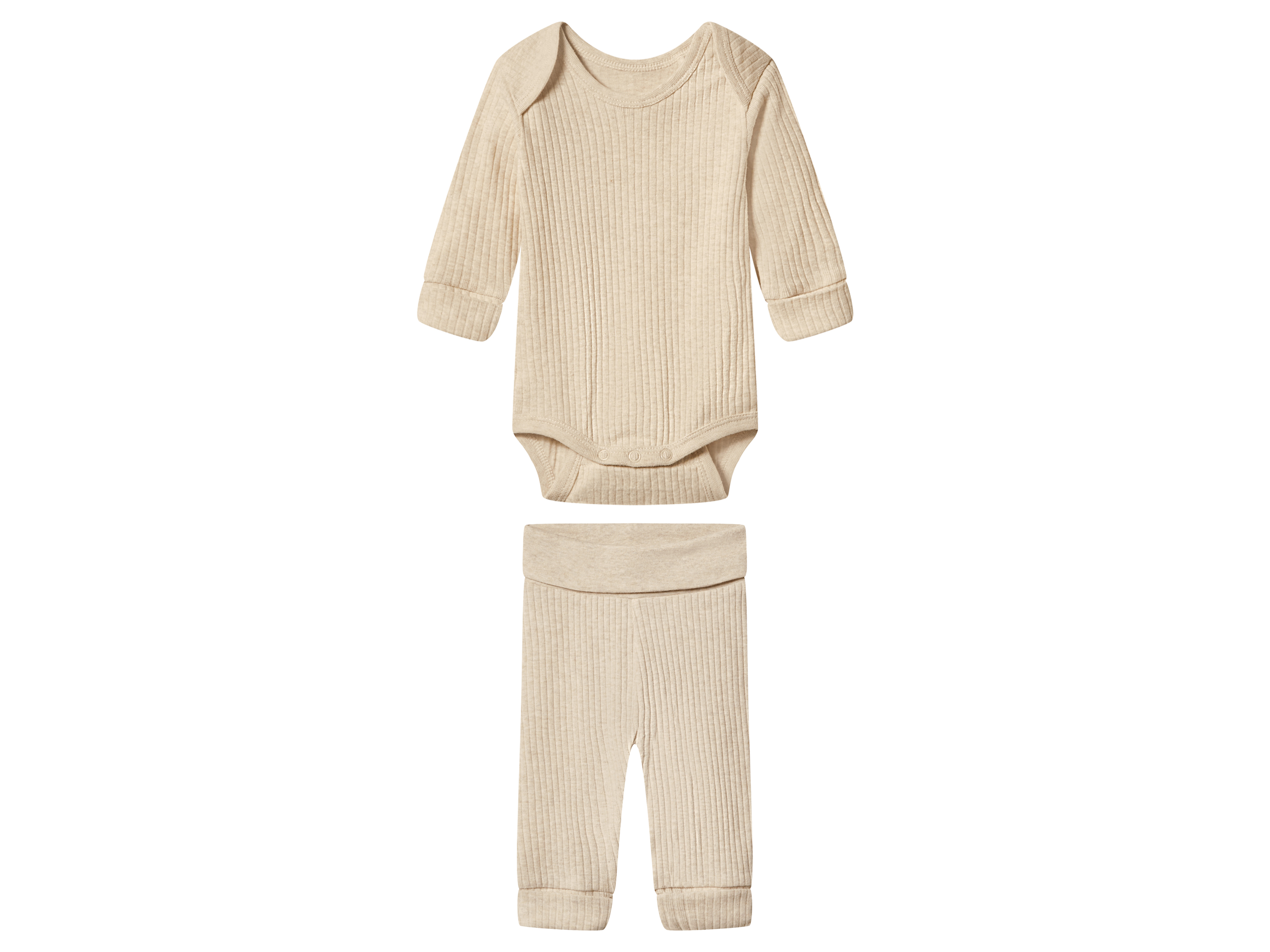 lupilu Geribde babyset (Beige, 74/80)