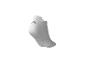 Witte sportsok met grijs logo