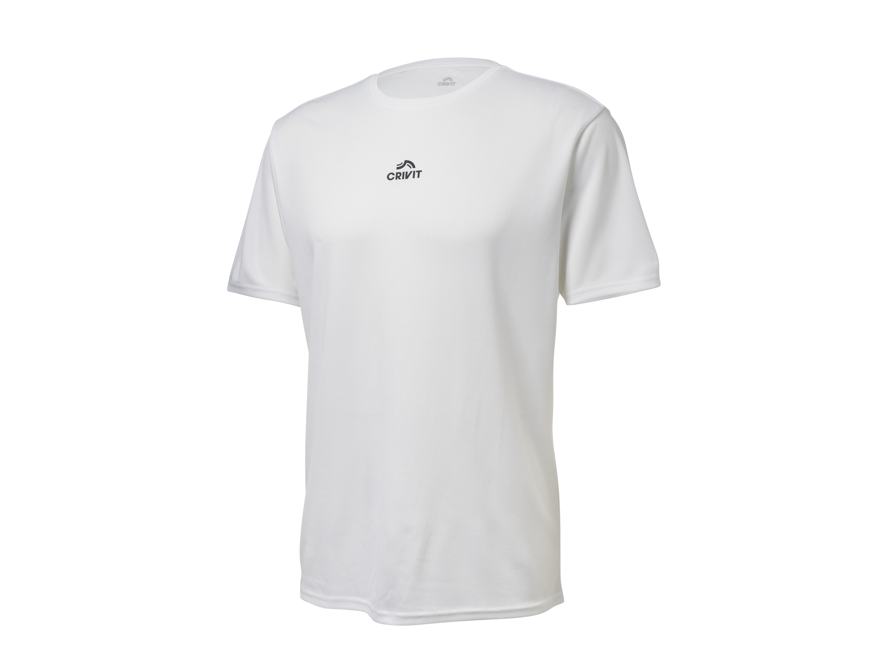 CRIVIT Heren sportshirt (Wit, S)
