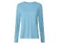 Lichtblauw dames T-shirt met lange mouwen