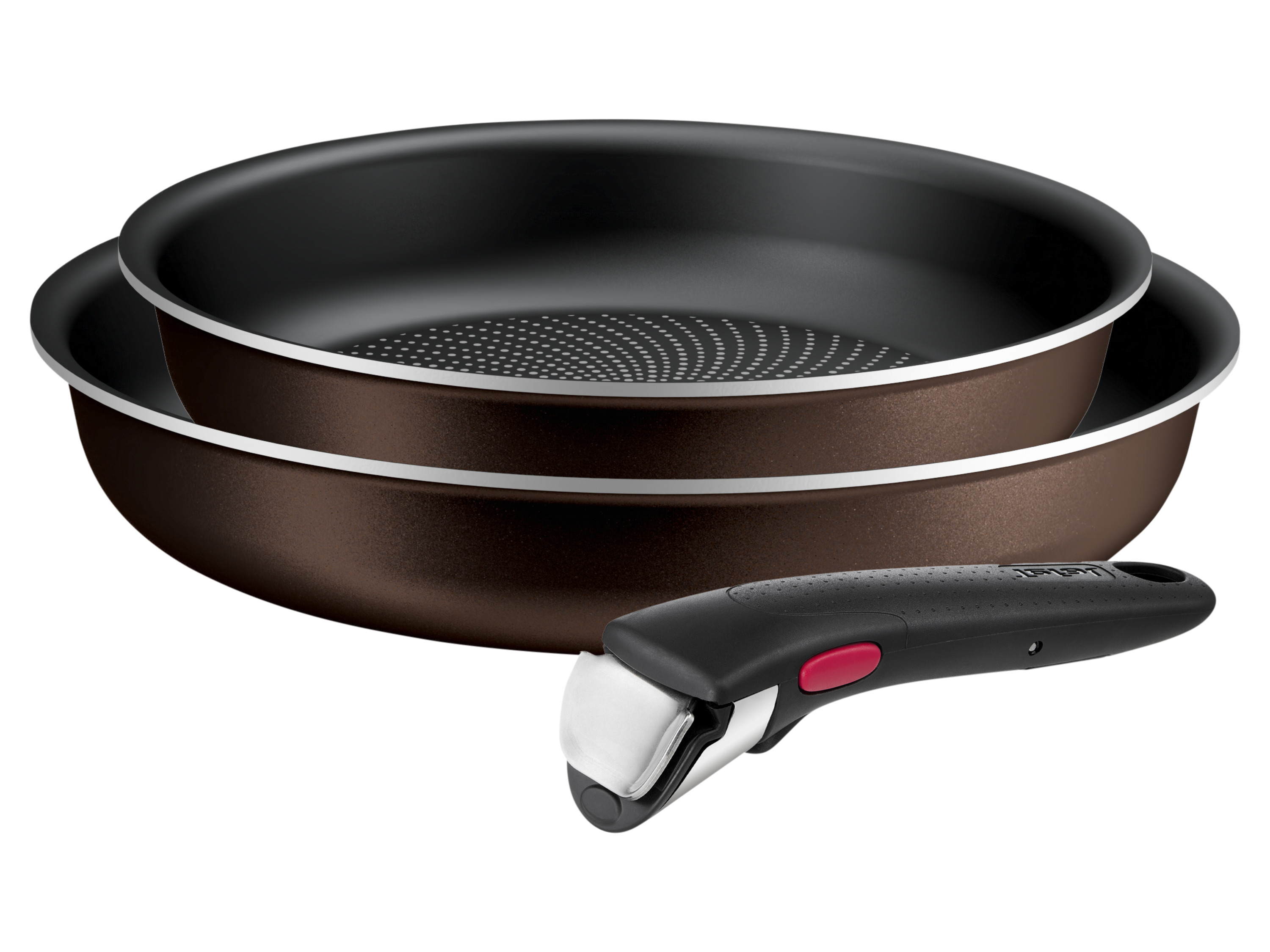 TEFAL Pannenset Ingenio L7259032 Light Cook, 3-delig.
