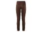 Bruine suède look legging