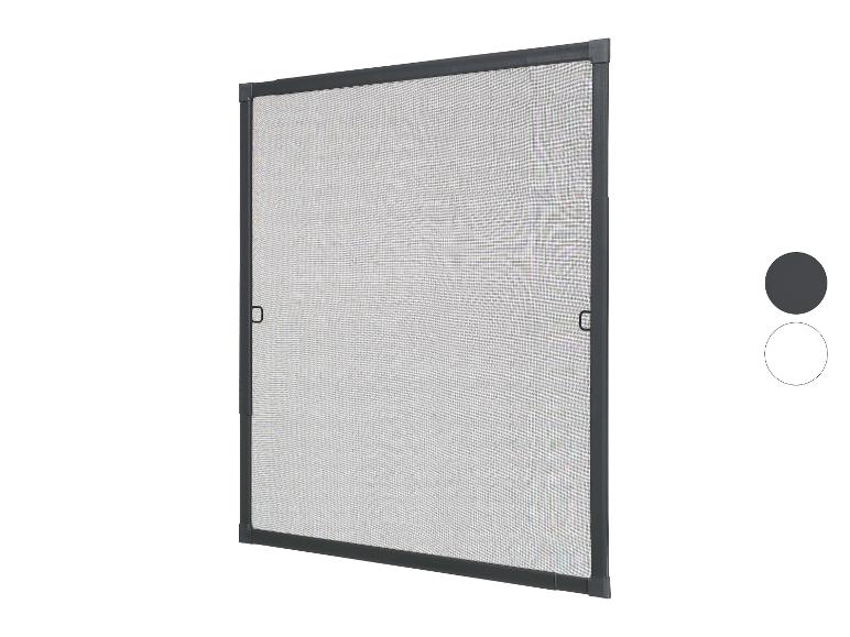 Donkergrijs insectenhor voor ramen.