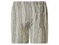 Gestreepte herenshorts met elastische tailleband en achterzak.