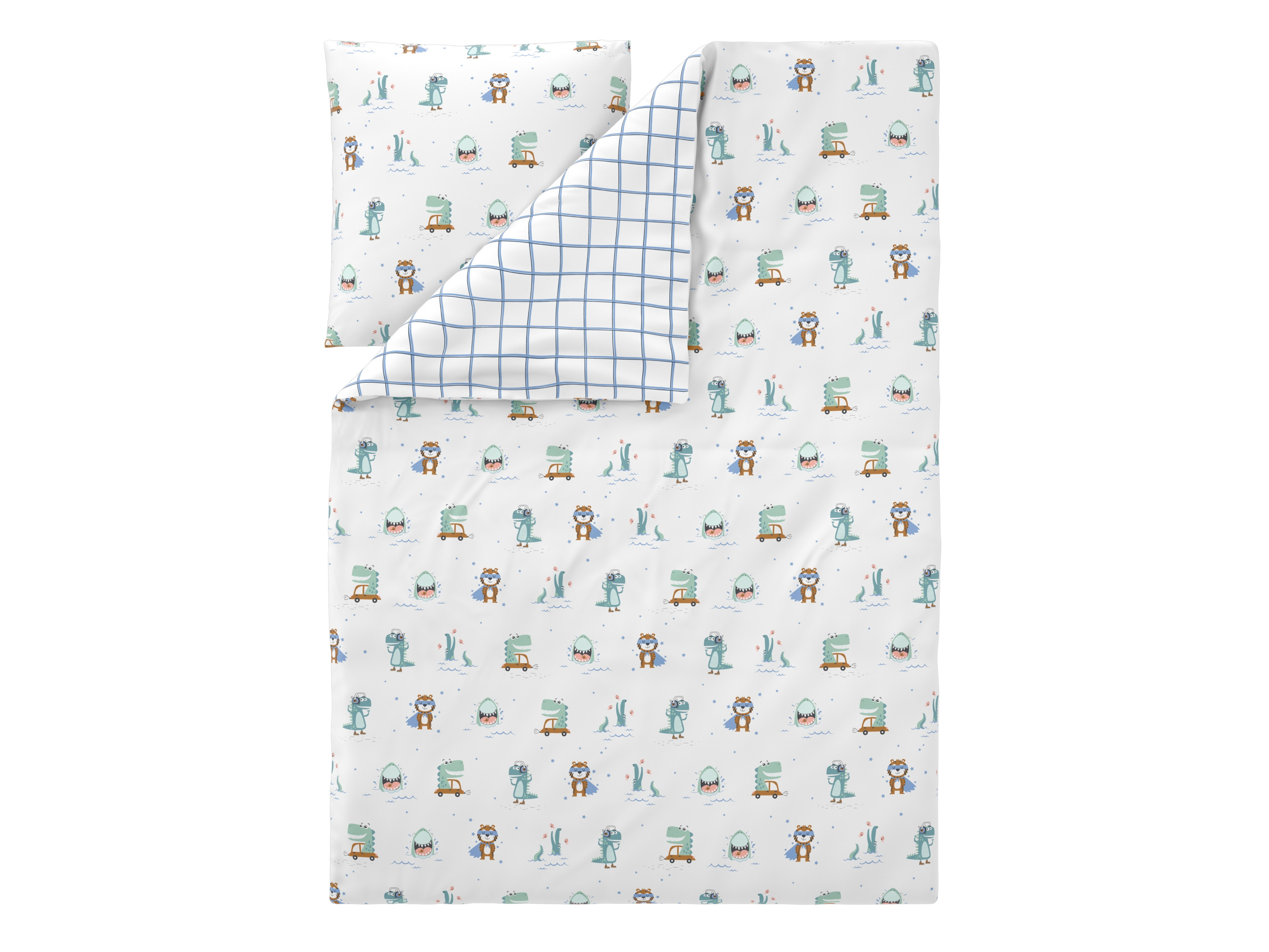 LIVARNO Kinder dekbedovertrek 140 x 200 cm (Dieren)