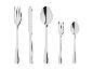 SilverCrest bestek: vork, mes, soeplepel en theelepel.