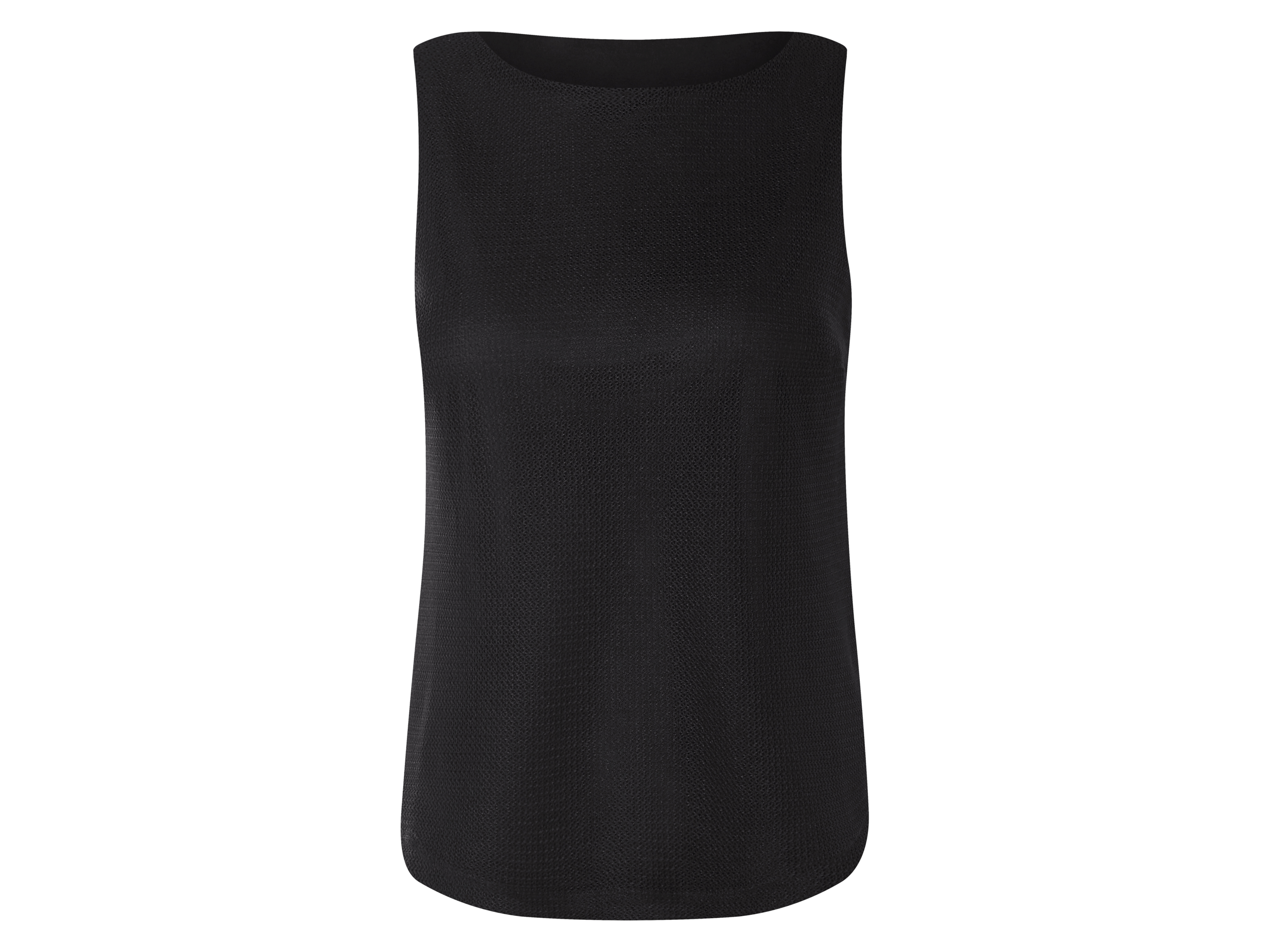 esmara Gebreide dames top (Zwart, 36)