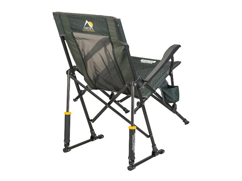 GCI Outdoor RoadTrip Rocker campingstoel met armleuningen.