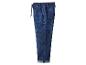 Kinder cargobroek van blauwe jeans.