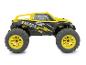 Geel en zwart Extron monstertruck op afstand bestuurd.