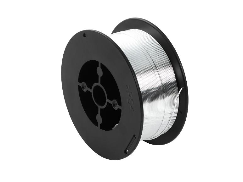 Zwarte spoel met wit 3D-printerfilament