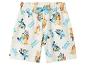 Witte shorts met stripfiguren en de tekst 'Bluey & Bingo'.