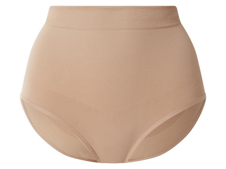 Naadloze corrigerende slip met hoge taille in nude kleur