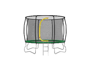 CRIVIT Trampoline met veiligheidsnet 330 cm