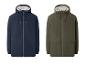 ESMARA MEN Herenparka in marineblauw en olijfgroen met teddy voering.