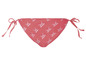 Een roze bikini met het logo 'Sansibar'.