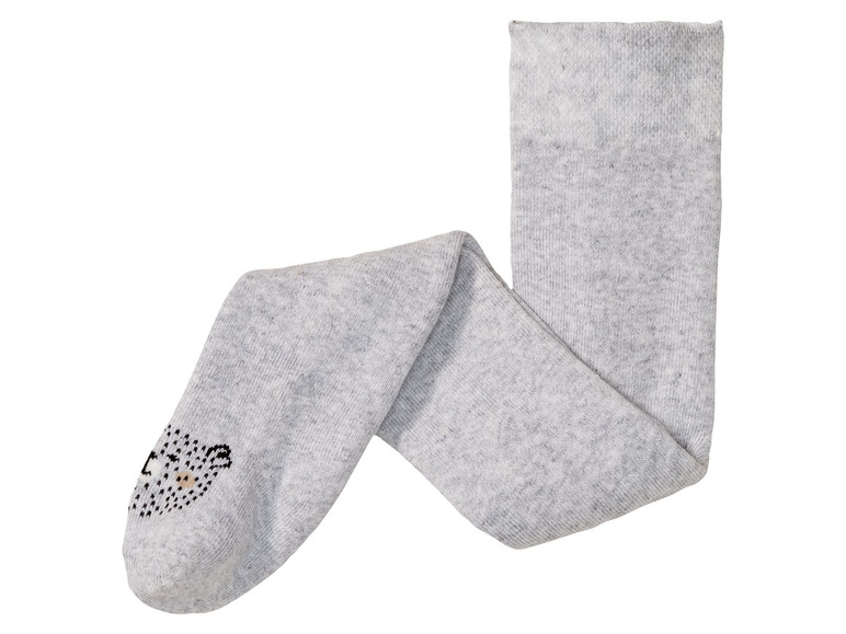 Grijze sokken met een schattig dierendesign.