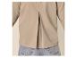 Beige overhemd met plooi op de rug en jeans