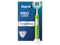 Een Oral-B Pro Junior 6+ elektrische tandenborstel in het groen.