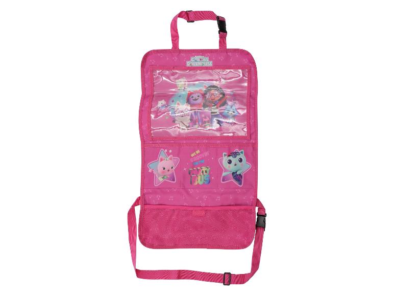 Gabby's Dollhouse autostoelorganizer met zakken en personages