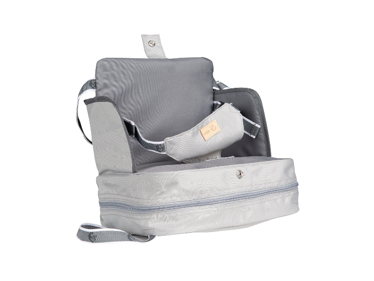 Draagbare Robe Kids kinderstoel, grijs.