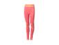 Roze en oranje sportlegging met getextureerde details.