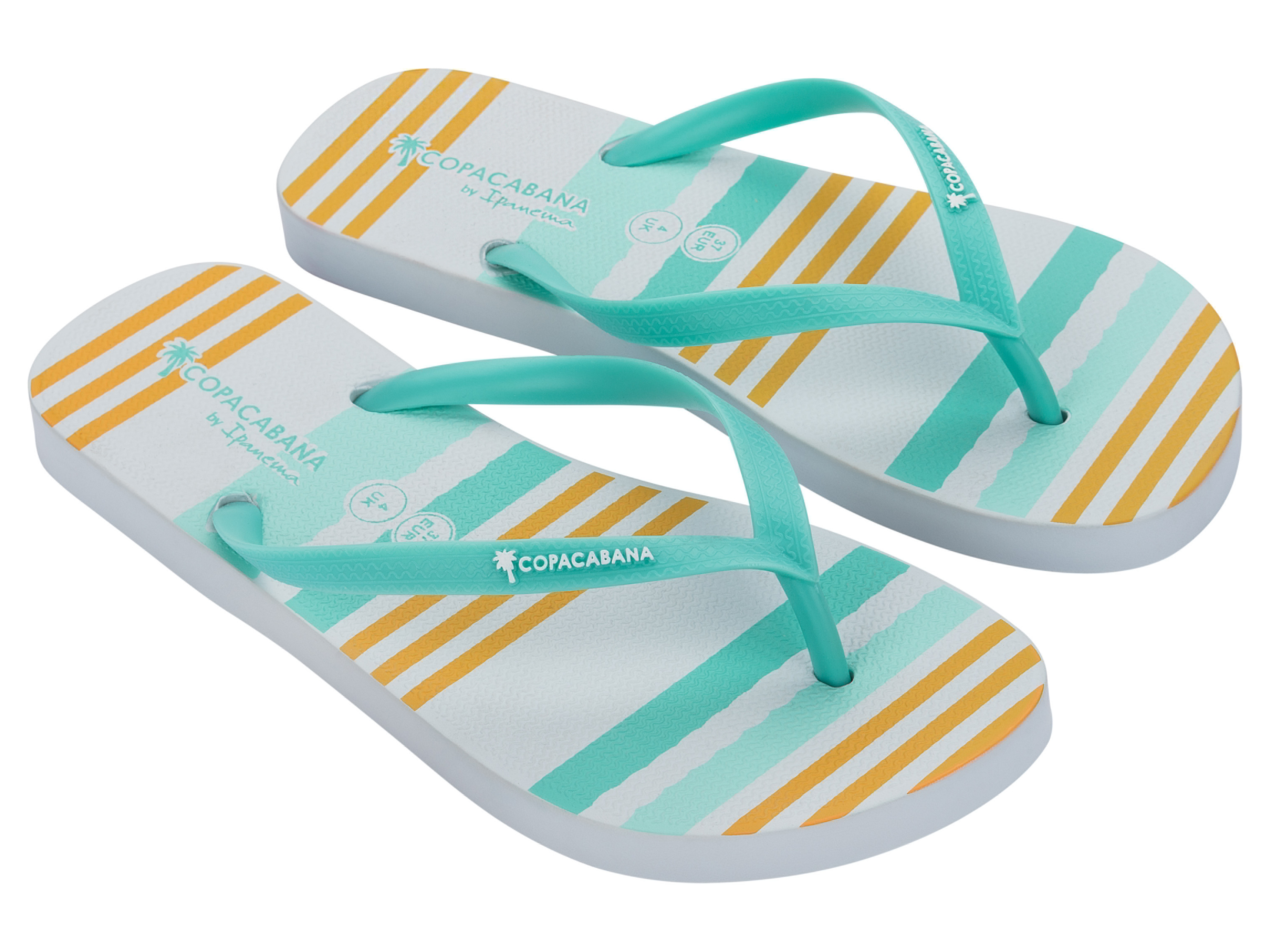 COPACABANA BY IPANEMA Teenslippers (geel/turquoise/wit, 38)