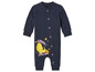 Een donkerblauwe romper met Tweety Bird print voor baby's.