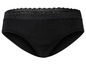 Zwarte slip met kant aan de tailleband.