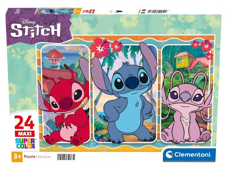 Disney Stitch puzzel met 24 stukjes van Clementoni.