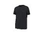 Zwart T-shirt met korte mouwen en een klein logo op de borst.