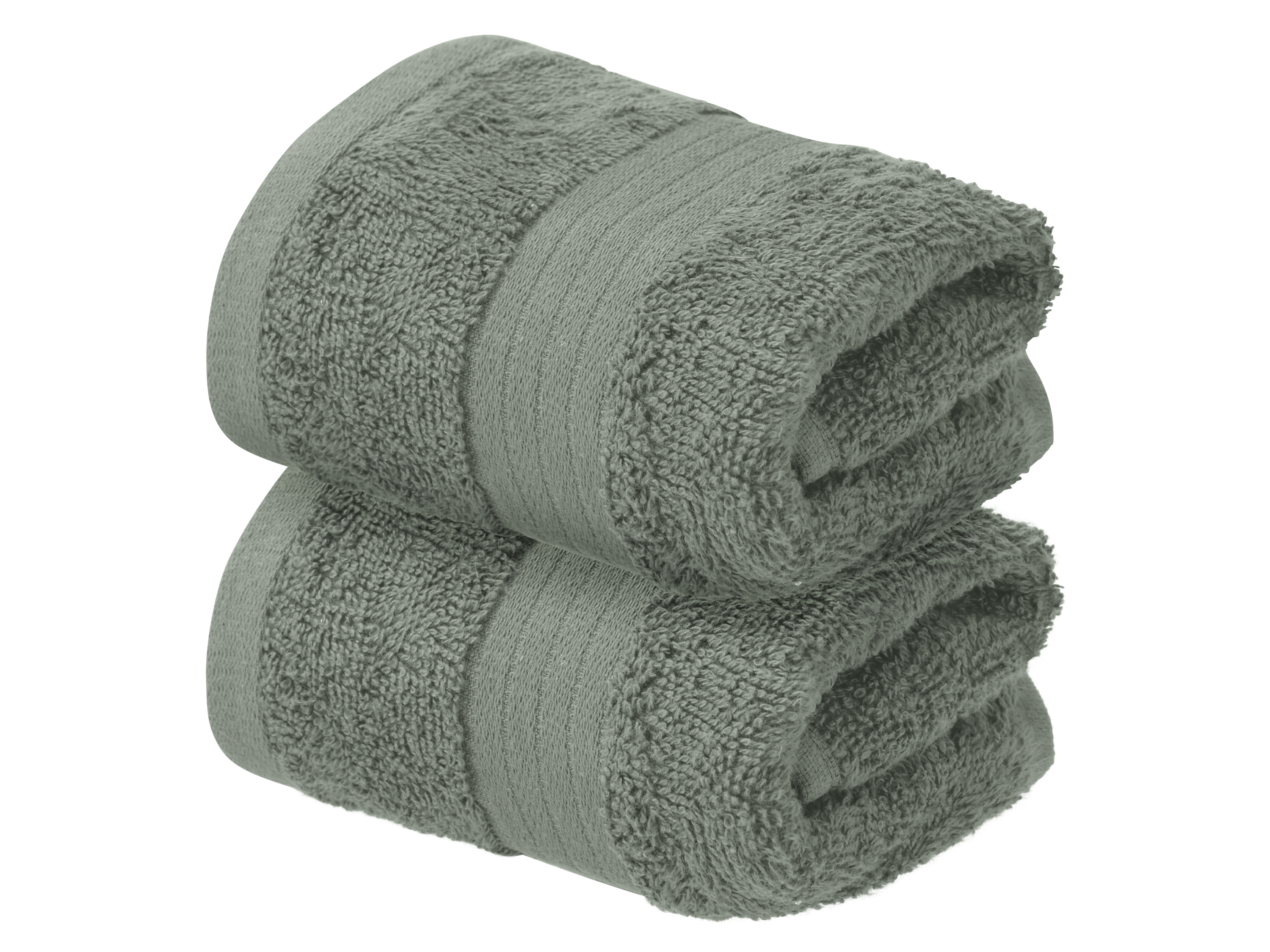 LIVARNO Set van 2 gastendoekjes 30 x 50 cm (Mint)