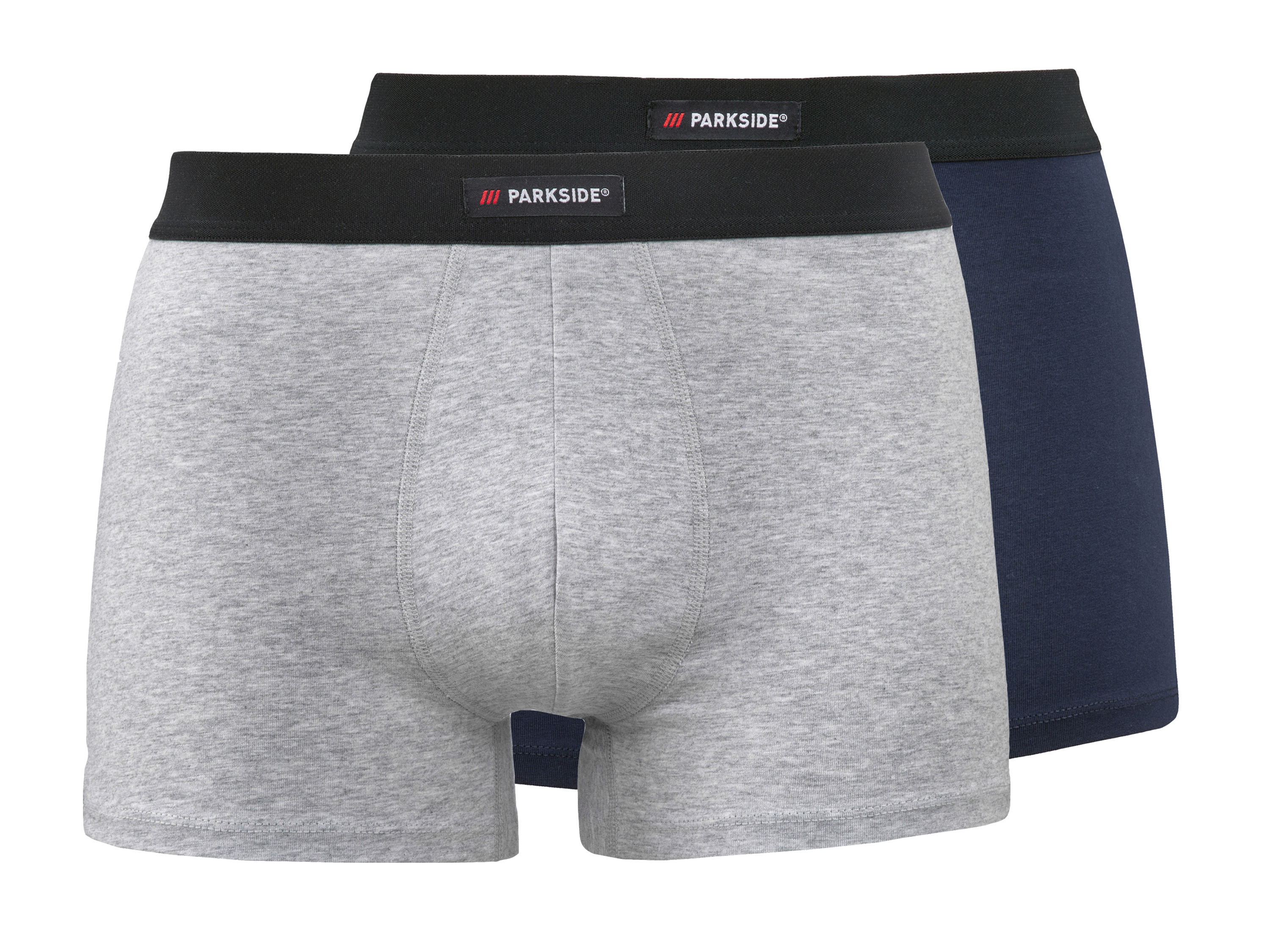 PARKSIDE Set van 2 heren boxers (Donkerblauw/grijs, L)