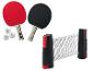 Crivit pingpong batjes, net en ballen.
