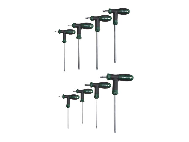 Set Parkside Torx T-greepsleutels in diverse maten.