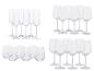 Set van diverse wijn- en champagneglazen