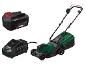 Accu grasmaaier met accu en oplader