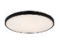 Ronde zwarte LED plafondlamp met sterreneffect