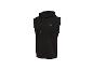 Zwarte sleeveless hoodie.